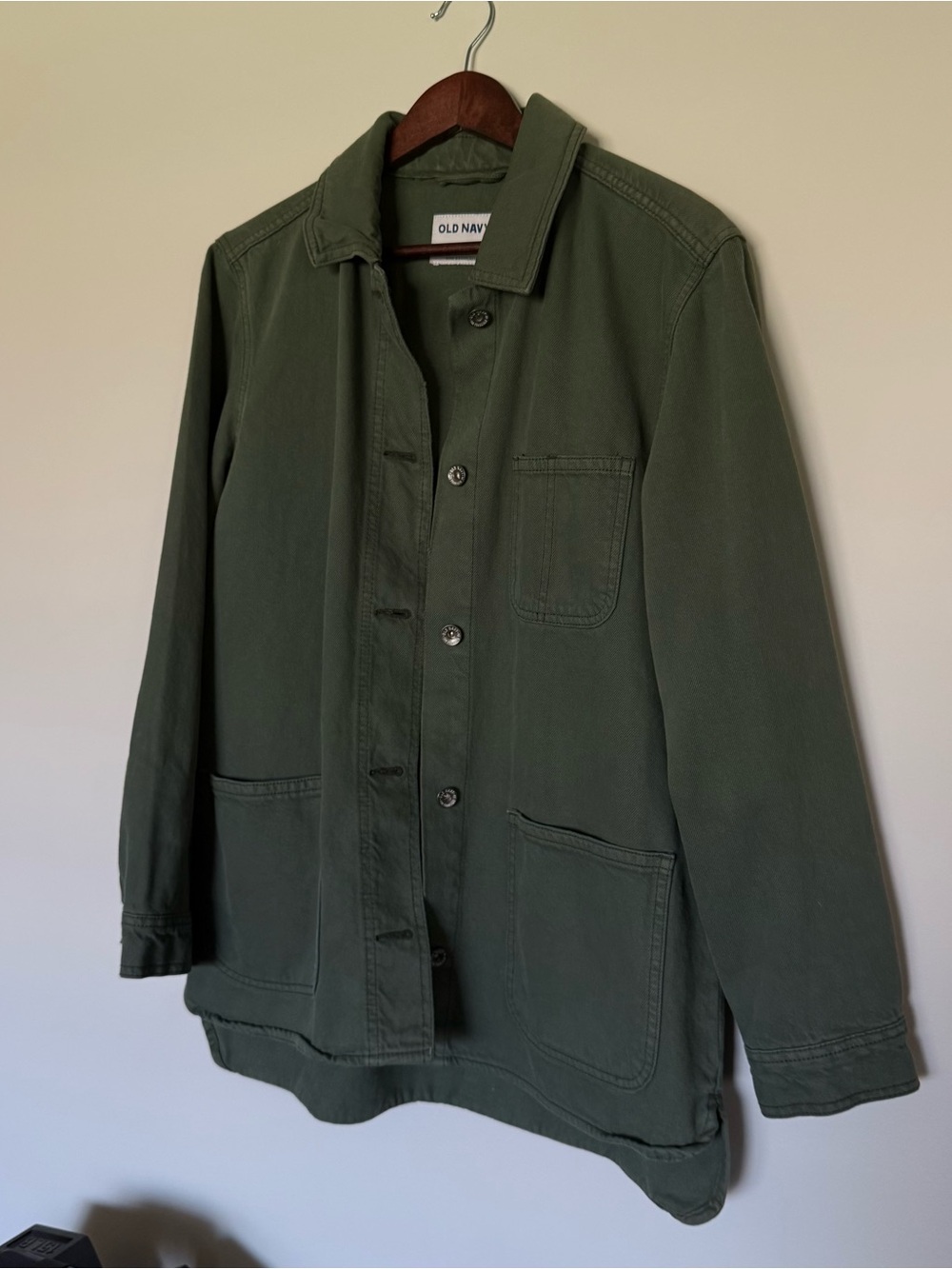 Old Navy Men's Military-Style Green Field Jacket